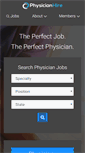 Mobile Screenshot of physicianhire.com